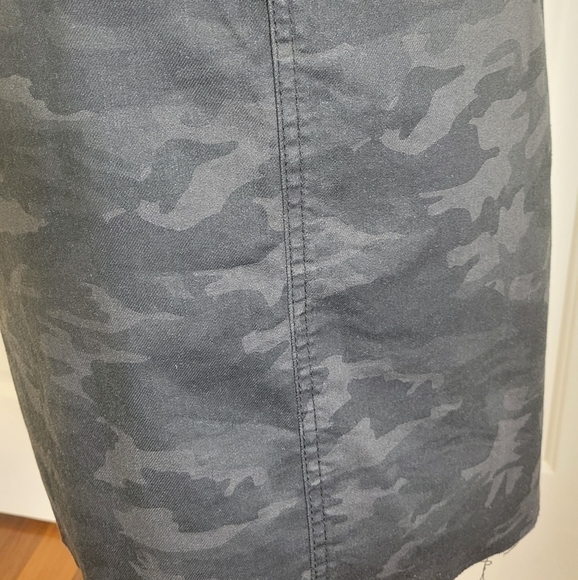 NWT Vanilla Star Women Juniors' Cotton Camo Denim Skirtall Black Gray Size 9 $49 - Picture 9 of 10